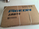 飞鸽（FG FLYING PIGEON）全轴承自行车城市通勤代步碟刹变速减震成人男女学生复古老式单车 浅灰飞鸽专用变速 26寸 21速 实拍图