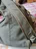 布简单背包男双肩包户外旅行包ins帆布水桶大容量登山运动个性男包 军绿色 小号升级版 实拍图
