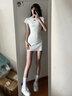 CleainKorte正品安全裤女冰丝无痕打底内裤二合一防走光不卷边肉色婚纱收腹裤 黑色【单条装】 均码 F1（150-175CM/90-120斤） 实拍图
