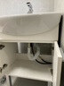 美标陶瓷一体大肚盆大容量智能镜柜环保实木防潮浴室柜组合阳台用 60cm浴室柜+抽拉龙头+49cm镜柜 实拍图