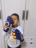 牧萌儿童手套滑雪手套男童骑行防水小孩玩雪卡通保暖手套 藏青色 XL 实拍图