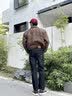 啄木鸟（TUCANO）牛仔裤男士春秋款商务休闲时尚百搭弹力修身长裤子男装 黑蓝 31 实拍图