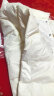 美茵曼丽2023秋冬新款羽绒服女短款立领休闲百搭90白鸭绒小个子时尚外套女 DH106 茵曼  白色 S（80-100斤） 实拍图