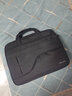LYALPH公文包防水超大容量15.6英寸19尼龙牛津布电脑手提男士单肩文件包 黑色15.6寸-6608S 加厚0英寸 实拍图