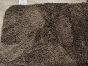 大江 蛋糕绒浴室地垫 防滑吸水地垫40x60cm 粉 实拍图