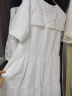 衣典零一（LEDIALYI）白色连衣裙女2024夏季新款高档法式温柔风甜妹小众公主长裙子夏天 白色 S（建议95-110斤） 晒单实拍图