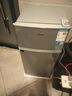 奥克斯小冰箱家用小型迷你冷藏冷冻两用出租房宿舍用节能省电寝室办公室电冰箱 【全国联保】48A166D银【节能省电】 实拍图