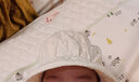 卡度熊（KADUXIONG）婴儿帽子春秋夏季韩版新款可爱宝宝遮阳盆帽儿童防晒薄款渔夫帽潮 小标盆帽-米色 3个月-3岁（建议头围36-52cm） 实拍图
