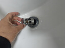 恒洁（HEGII） 面盆下水器 带溢水口洗脸盆防堵防漏易清洗下水器 【HMX250】弹跳式套装 铬色 实拍图