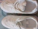 回力瑞女童鞋子2025冬季新款儿童小白鞋大童女孩运动鞋加绒棉鞋老爹鞋子 999白色单鞋款 34 码 实拍图