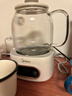 美的（Midea）花漾0胶水全玻璃全自动养生壶 办公室多功能煮茶壶 烧水壶恒温电热水壶煮茶器花茶壶1L YS10B101 实拍图