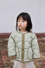 巴拉巴拉童装儿童羽绒服冬男童女童宝宝外套摇粒绒两件套时尚撞色 豆绿40044-208424107204 100cm 实拍图