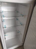 海尔(Haier)立式冰柜家用小型冷冻柜冷藏冷冻两用保鲜柜抽屉式一级节能母婴储奶小冰柜 单冷冻丨四区分储丨 102L 实拍图