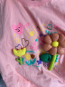 ASK JUNIOR女童短袖T恤2024夏薄款中大童花朵T恤纯棉上衣 粉色 130  晒单实拍图