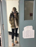 骆驼火山羽绒服1.0情侣男女加厚防极寒鸭绒面包服外套冬季城市轻户外 深榄绿/幻影黑，男女同款 7089 2XL 实拍图