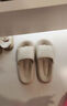 安尚芬踩屎感拖鞋男夏季户外潮流舒适室内居家厚底浴室防滑情侣凉拖鞋女 奶咖 44-45 适合43-44【内长28cm】 实拍图