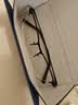 依视路（ESSILOR） 钻晶系列高清耐磨防蓝光近视薄镜片配度数眼镜架男女镜框 金属-半框-2012BK-黑色 镜框+依视路膜岩高清1.60现片 实拍图