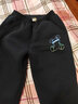 真维斯儿童裤子冬款加绒长裤男童羊羔绒休闲运动裤男大童加厚2025冬季 【羊羔绒长裤】黑色（兔） 160 实拍图