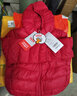 鸭鸭（YAYA）儿童轻薄羽绒服短款小童中大童连帽男女童2023秋冬洋气童装外套 中国红-女 100 实拍图