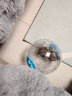 宠尚天 仓鼠刺猬跑轮球龙猫大号转轮带支架松鼠仓鼠金丝熊用品玩具 挂绳+水晶跑球 蓝15cm 实拍图