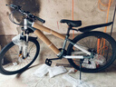 凤凰免安装山地自行车成人男女学生可锁减震变速油碟双培林轴承山地车 浅蓝/铝合金培林轴承/全组装 27.5英寸（身高170-190左右） 线碟/24速禧玛诺M315指拨+TZ500变速 实拍图
