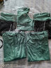 坚乐 瑜伽服女套装夏季速干衣网红运动健身房专业显瘦跑步服高腰长裤 绿色五件套 XL 实拍图