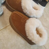 思伦鸟小个子厚底低帮雪地靴女2025年新款羊绒毛一体一脚蹬冬季毛毛棉鞋 栗色 39 实拍图