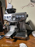 铂富（Breville）BES870 半自动咖啡机 家用意式 研磨奶泡一体式 可拆卸豆仓 16档研磨 锻光银  实拍图