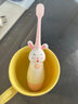 铂瑞 儿童电动牙刷宝宝小孩子婴儿幼儿1-2-3-4-5-6-10岁以上一岁半软毛 粉兔子+替换刷头*2 实拍图