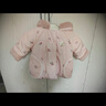 戴维贝拉（DAVE＆BELLA）女童棉服保暖连帽上衣加厚儿童外套冬装新款小童服装洋气宝宝棉衣 粉色【现货】 100 cm（建议身高90-100cm） 实拍图
