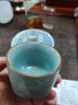 陶云尚汝窑茶杯主人杯个人单杯开片冰花釉陶瓷品茗杯功夫茶具茶碗礼盒 汝窑开片冰花【禅酝杯】 实拍图