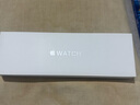 Apple/苹果 Watch Series 10 智能手表GPS+蜂窝款46毫米银色铝金属表壳丹宁色运动型表带M/L MWYG3CH/B 实拍图