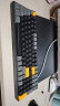 爱国者（aigo）A100有线/2.4G无线双模 客制化游戏办公机械键盘 全键无冲 热插拔 可充电 黑糖色 K黄轴 实拍图