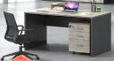 兰冉办公桌屏风职员桌员工位卡座电脑办公桌 单人位含柜不含椅 晒单实拍图
