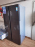 美的（Midea）607冰箱对开门双开门风冷无霜PT净味双循环一级能效变频保鲜大容量智能电冰箱超薄550WKPZM(E) 【品牌推荐】BCD-550WKPZM布朗棕 实拍图