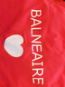 范德安（BALNEAIRE）高端小红心系列女童连体泡温泉防晒度假泳衣训练 苹果红 140 实拍图