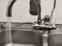 四季沐歌（MICOE）【热卖10万+丨好评率99%】电热水龙头热水器即热式速热水龙头变频恒温厨房卫生间加热器下侧进水 【3秒速热】下进水电镀银+漏保+软管 实拍图
