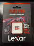 雷克沙（Lexar）512GB TF（MicroSD Express）存储卡 读900MB/s 写600MB/s  游戏机Switch2专用内存卡（PLAY PRO） 实拍图