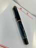 百利金钢笔M200 人气经典 Pelikan德国进口金笔墨水笔24K镀金金签字笔商务签名笔节日礼物送礼 黑绿大理石 F尖 实拍图