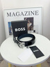 雨果博斯BOSS【新年礼物】男士25年冬季新款皮革双面腰带 004-黑色-默认无礼盒 EU:95 实拍图