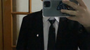唐号垫肩西服外套男学院风春秋季痞帅学生高级感小西装DK制服套装班服 四件套/西服+短白衬衫+西裤+领带 XL 实拍图