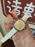 番米拉（PANMILA）手表女学生品牌国表简约气质初中高中生方形大表盘硅胶石英女腕表 白带黄【刻度面】 实拍图