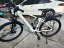永久锂电池助力电动自行车禧玛诺变速超长续航山地车男女士双碟刹单车 F58-多彩白【5A线碟】26寸 实拍图