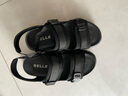 百丽舒适软底沙滩凉鞋男夏季休闲运动凉鞋A0742BL2 黑色 39 (245mm) 实拍图
