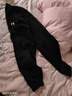 安德玛（Under Armour）男女童运动长裤大童宽松针织休闲束口裤243125166 黑色 130cm 实拍图