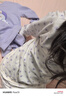 红豆儿童纯棉内衣套装男女童秋衣秋裤秋冬保暖低领棉毛衫M1232浅紫150 实拍图