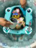 劳可里尼（NOCOLLINY）婴儿洗澡盆可折叠游泳桶 宝宝游泳池儿童洗澡家用可坐可躺泡澡桶 【免安装-游泳桶】海洋蓝 大号 实拍图