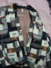 罗蒙（ROMON）小众设计高级感不规则几何油画迷彩毛衣外套男秋季外穿开衫针织衫 黑色 2XL ( 145-155斤 ) 晒单实拍图