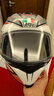 AGV K5S摩托车双镜片头盔机车跑盔男女骑行全盔四季通用安全帽3C PLASMA WHITE BLACK/RED L（适合58-59头围） 实拍图