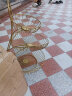 林家小子水果盘客厅家用现代简约北欧风轻奢创意铁艺多层水果篮干果盘糖果 三层金色 实拍图